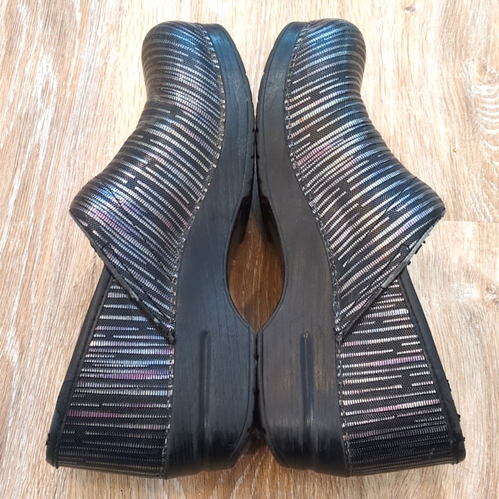 πβ€οΈπDansko Colorful Striped Women's Slip-On Clogs size 40 Euro (10 US)β€οΈππ - Picture 8 of 14
